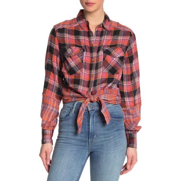 Free People | First Bloom Plaid - Picture 1 of 6